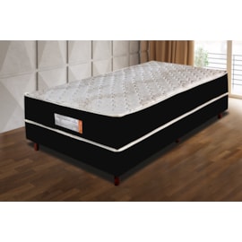 Colchão Box Preto Colchoarte Mega 138 X 52