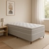 Colchão Box Solteiro Aspen 88x44 Cinza Umaflex