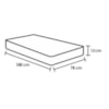 Colchão Orthoflex Comfortpedic Line D20 78X188X12