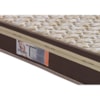Colchão Solteiro Hellen Millenium Espuma D33 19x78x188 cm - Marrom/Bege