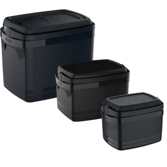 Combo Caixa Térmica 32L/12L/5L Preto