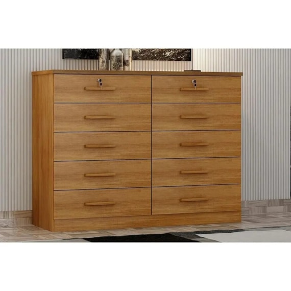 Cômoda Deca 10 Gavetas Cumaru Novo Horizonte