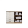 Cômoda Nova Horizonte Space Plus 2P 5G Cumaru/Fendi