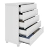 Cômoda Premium 5 Gavetas Neve Tcil Móveis