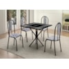 Conjunto Mesa Com 4 Cadeiras Berlim Bm Tubulares