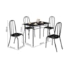 Conjunto Mesa Com 4 Cadeiras Realeza Móveis Teixeira