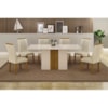 Conjunto Mesa Com 6 Cadeiras Doha Leifer