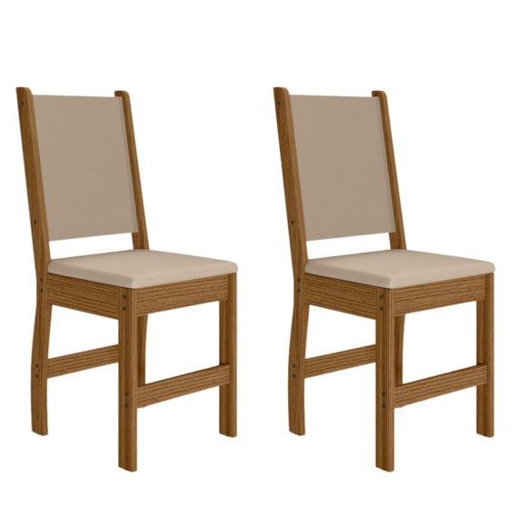 Conjunto Mesa De Jantar Bellagio Com 4 Cadeiras Clara Freijó