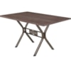 Conjunto Mesa de Jantar com 4 Cadeiras Luna Bronze