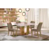 Conjunto Mesa Firenze 1.20 + 4 Cadeiras Dara  LJ Móveis