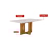 Conjunto Mesa Firenze 1.20 + 4 Cadeiras Dara  LJ Móveis
