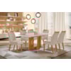 Conjunto Mesa Firenze 6 Cadeiras Dara LJ Móveis