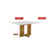 Conjunto Mesa Firenze 6 Cadeiras Dara LJ Móveis