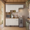 Cozinha Completa 4pc Vegas Cinamomo/Off White Itatiaia
