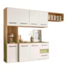 Cozinha Juliete Suspensa Freijo/Off Wht Cristal Nicioli
