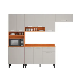 COZINHA VEGAS 3PC CINAMOMO/OFF WHITE