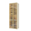 Cristaleira Retro Reflecta 2 Portas Off White Gelius