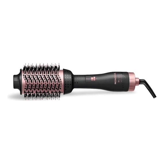 Escova Elétrica Es-14-bi Argan Secadora Preto/rose Mondial