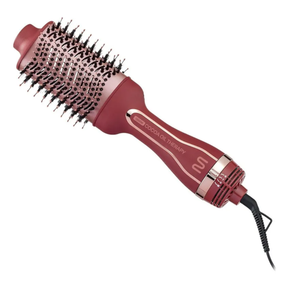 Escova Secadora Mutilaser Cocoa Oil Therapy Bivolt Rosa