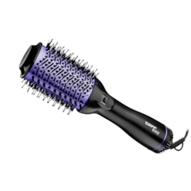 Escova Secadora Oval Taiff Easy Preto e Lilás 110V