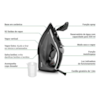 Ferro De Passar A Vapor Base Cerâmica Pfv70 127 Preto Philco