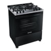 Fogão Brastemp 5 Bocas Bivolt Preto