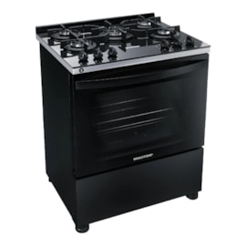 Fogão Brastemp 5 Bocas Bivolt Preto