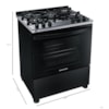 Fogão Brastemp 5 Bocas Bivolt Preto