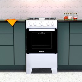 Fogão de Piso 4 Bocas Mônaco Plus Branco Atlas