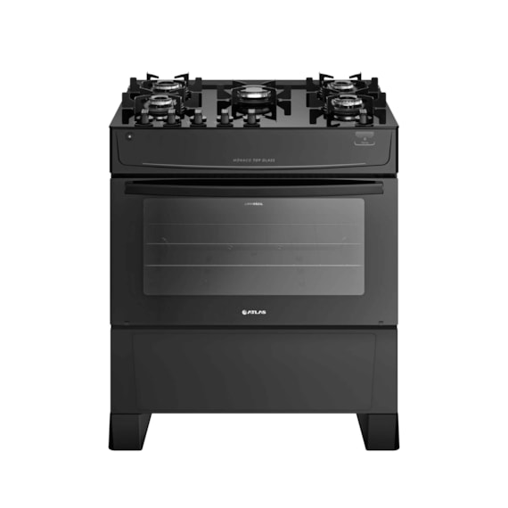 Fogão Monaco Top Glass 5B Branco Atlas