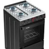 Fogão Esmaltec Ideal Super 4 Bocas Bivolt Preto