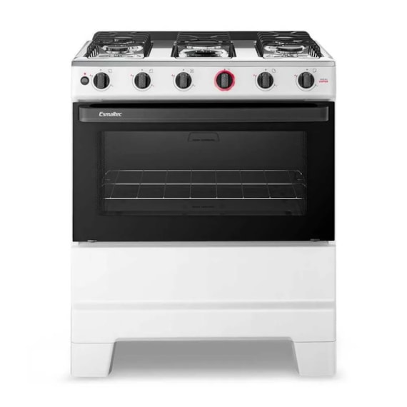Fogão Esmaltec Ideal Super 5 Bocas Branco