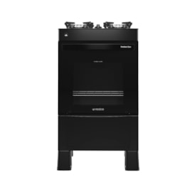 Fogão Realce Premium Glass 4 Bocas Preto