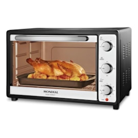 Forno Elétrico 52L Grand Family Preto/Inox FRN-52-B Mondial 127V