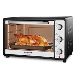 Forno Elétrico 52L Grand Family Preto/Inox FRN-52-B Mondial