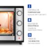 Forno Elétrico Mondia 60L Family Gril Inox 127V Preto