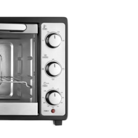 Forno Elétrico Mondial 60L Family Grill 127V Preto/Inox