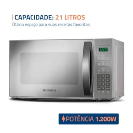 Forno Micro-ondas MO-01-21-E 220V Mondial