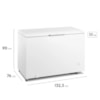 Freezer Electrolux horizonta 400L HI440T Bivolt Branco