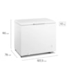 Freezer Electrolux Horizontal 315 Litros Branco Bivolt