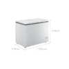 Freezer Horizontal 414L 2 Portas CHB42FB Consul