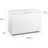  Freezer Horizontal Cycle Defrost 400L HI440 220V Electrolux