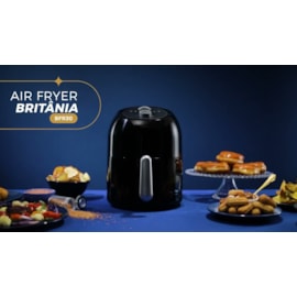 Fritadeira Air Fryer Antiaderente 3L 1000W BFR30 Britânia 