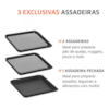 Fritadeira Air Fryer Forno Oven 12L Preto/Inox 2000W AFON-12L-BI Mondial