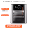 Fritadeira Air Fryer Forno Oven 12L Preto/Inox 2000W AFON-12L-BI Mondial