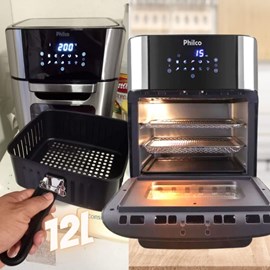 Fritadeira Air Fryer Oven 4 em 1 12L 1800W PFR2200 Philco 