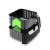 Fritadeira Itatiaia Air Fryer AFITA1007A 5L 127V Preta