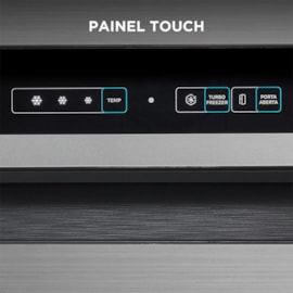 Geladeira Frost Free Duplex 394L Inox 127V Midea
