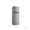 Geladeira Frost Free Duplex 425L Inox Midea Bivolt