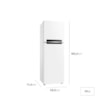 Geladeira Midea Frost Free Duplex 425L Bivolt Branca